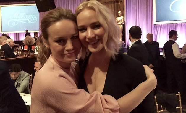 Brie Larson recebeu conselho de Jennifer Lawrence após ganhar o Oscar