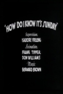 How Do I Know It's Sunday - Poster / Capa / Cartaz - Oficial 1