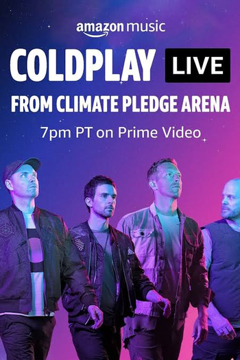 Poster de Filme Coldplay Live from climate pledge arena (2021)