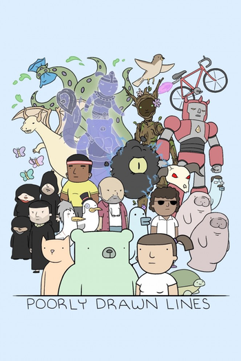Poster de Franquia Poorly Drawn Lines (2021)