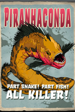 Poster 2 de Filme Piranhaconda (2012)
