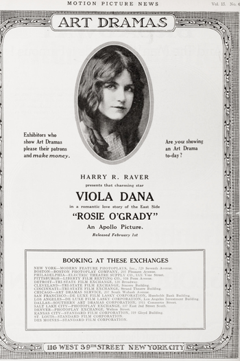 Poster de Filme Rosie O'Grady (1917)