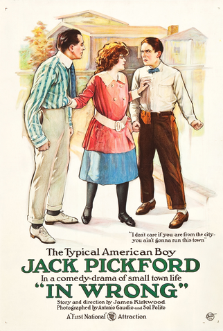 Poster 1 de Filme In Wrong (1919)