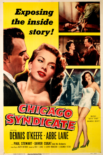 Poster de Filme Crime em Chicago (1955)