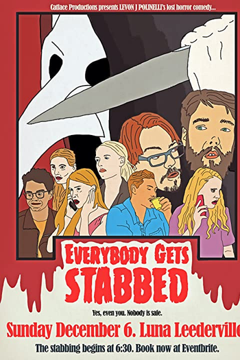 Poster de Filme Everybody Gets Stabbed (2020)