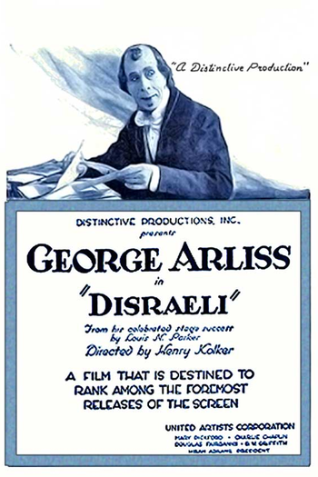 Poster de Filme Disraeli (1921)