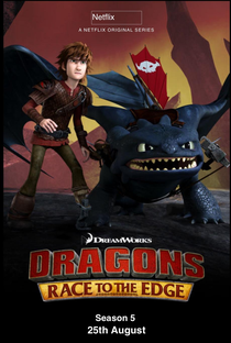 Dragões: Corrida até o Limite (5ª Temporada) - Poster / Capa / Cartaz - Oficial 1