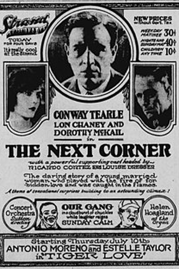 Poster de Filme Desonra Honesta (1924)