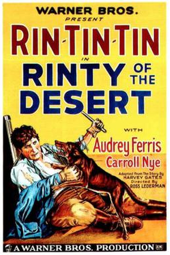 Poster de Filme Rin Tin Tin no Deserto (1928)