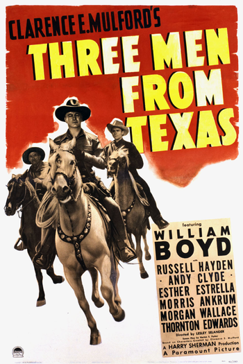 Poster de Filme Três Homens do Texas (1940)