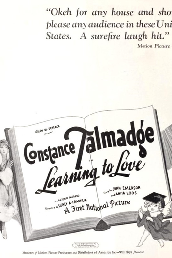 Poster de Filme Aprender a Amar (1925)