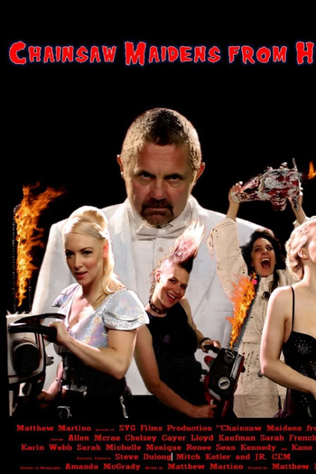 Poster de Filme Chainsaw Maidens (2016)