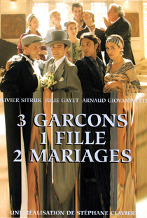 3 rapazes, 1 moça, 2 casamentos - Poster / Capa / Cartaz - Oficial 2