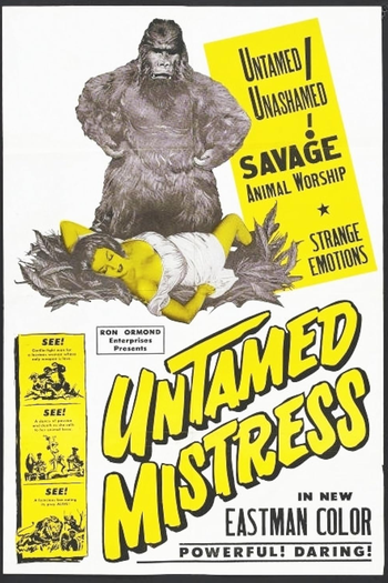 Poster de Filme Untamed Mistress (1956)