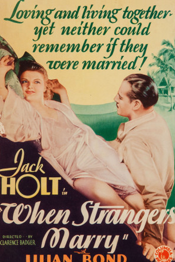Poster de Filme Quando Estranhos Se Casam (1933)