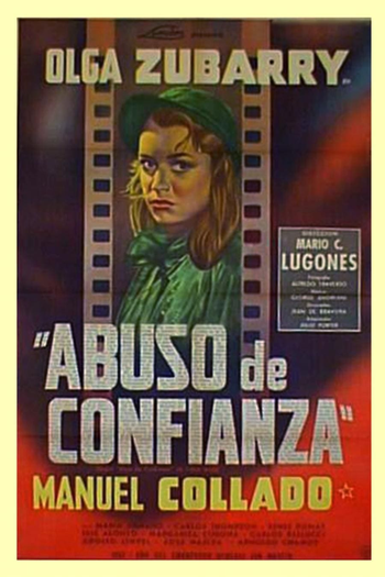 Poster de Filme Abuso de confianza (1950)