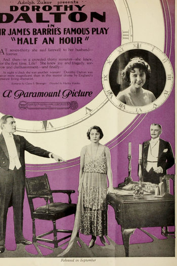 Poster de Filme Half an Hour (1920)