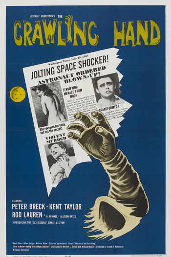 Poster de Filme The Crawling Hand (1963)