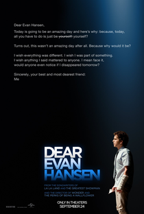 Querido Evan Hansen - Poster / Capa / Cartaz - Oficial 2