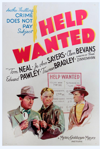 Poster 1 de Curta Help Wanted (1939)