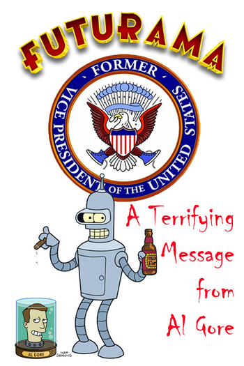 Poster de Curta A Terrifying Message from Al Gore (2006)