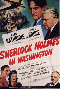 Sherlock Holmes Em Washington - Poster / Capa / Cartaz - Oficial 1