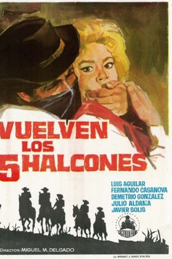 Poster de Filme A Volta dos 5 Falcões Negros (1962)