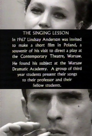 Poster 1 de Curta The Singing Lesson (1967)