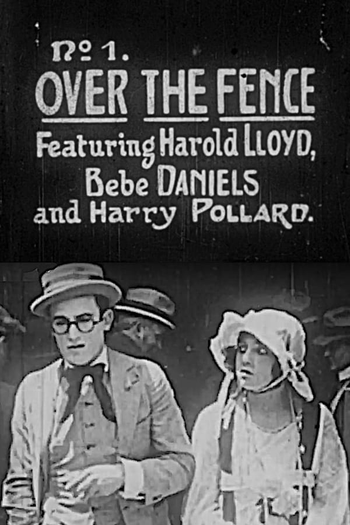 Poster de Curta Over the Fence (1917)