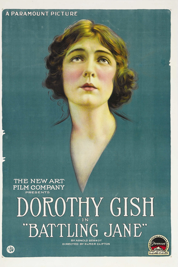 Poster de Filme Battling Jane (1918)