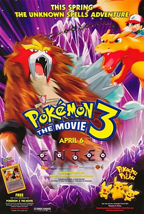 Pokémon, O Filme 3: O Feitiço dos Unown - Poster / Capa / Cartaz - Oficial 3