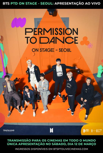 BTS PERMISSION TO DANCE ON STAGE -SEOUL: APRESENTAÇÃO AO VIVO - Poster / Capa / Cartaz - Oficial 1
