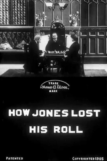Poster de Curta How Jones Lost His Roll (1905)