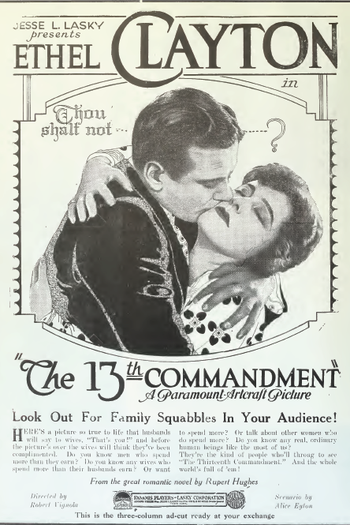Poster de Filme The 13th Commandment (1920)