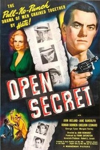 Poster de Filme Open Secret (1948)