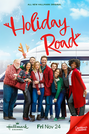 Poster de Filme Holiday Road (2023)